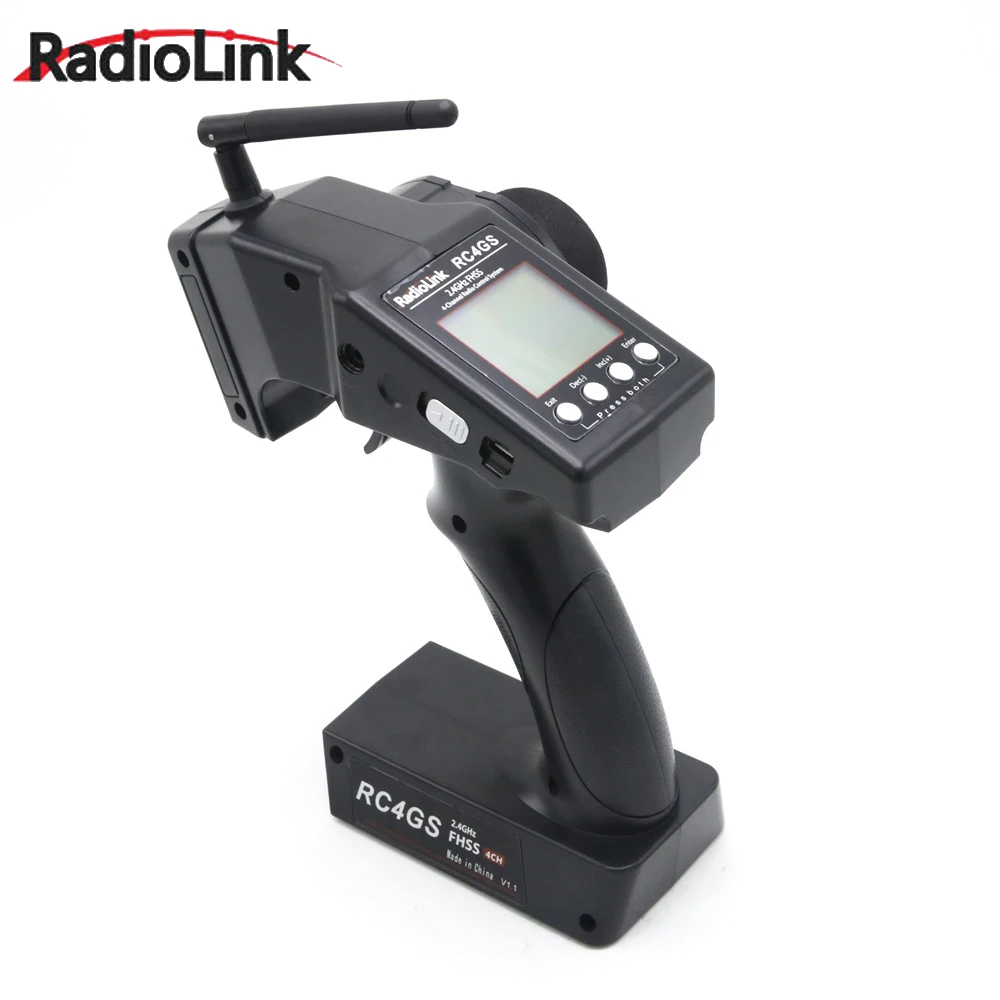 Radiolink-جهاز تحكم عن بعد مع الدوران لسيارة RC ، شاحنة الزاحف ، Wltoys نموذج ، R6FG ، R7FG ، V2 ، 4 CH ، FHSS