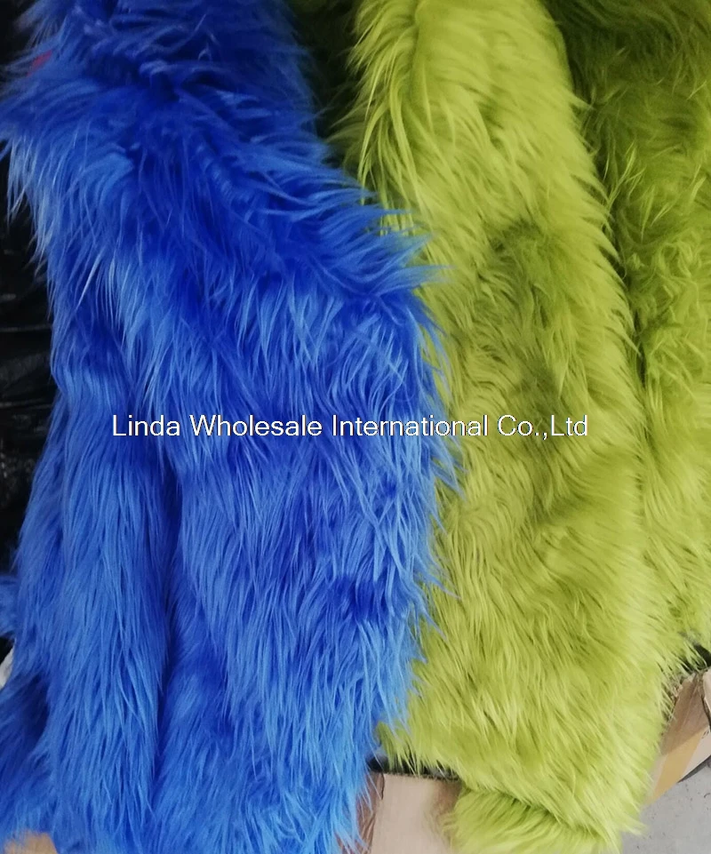 7-8cm pile Plush faux fur fabric,display cloth,Carpet background decoration,cosplay felt fabric