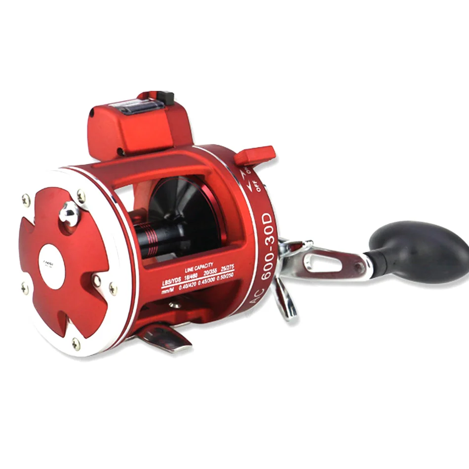 

ACL600-30 Drum ACL Fishing Counter With Counter Back switch Trim Knob Oversized Winding Limit