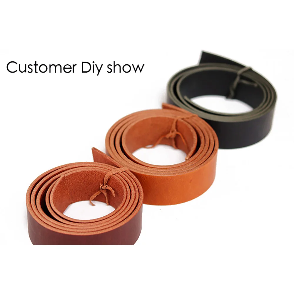 3/4mm thick vegetable tanned cowhide genuine full grain leather craft sheath/belt material