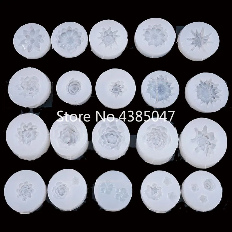 

1 шт. мульти цветок DIY ремесла, инструменты Expoxy со шкалой из кристаллов, ювелирные изделия, полимерные формы для ювелирных изделий