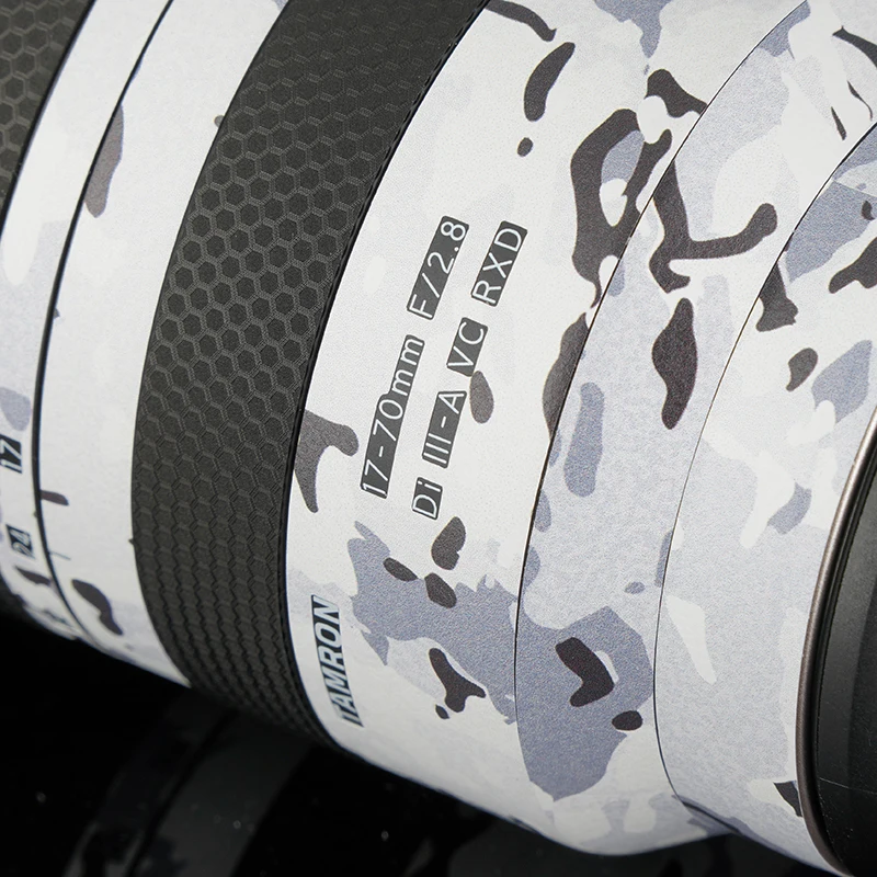 Film de protection d'objectif pour TAMRON 17-70mm F/2.8 VC, autocollant de peau, étui de protection anti-rayures