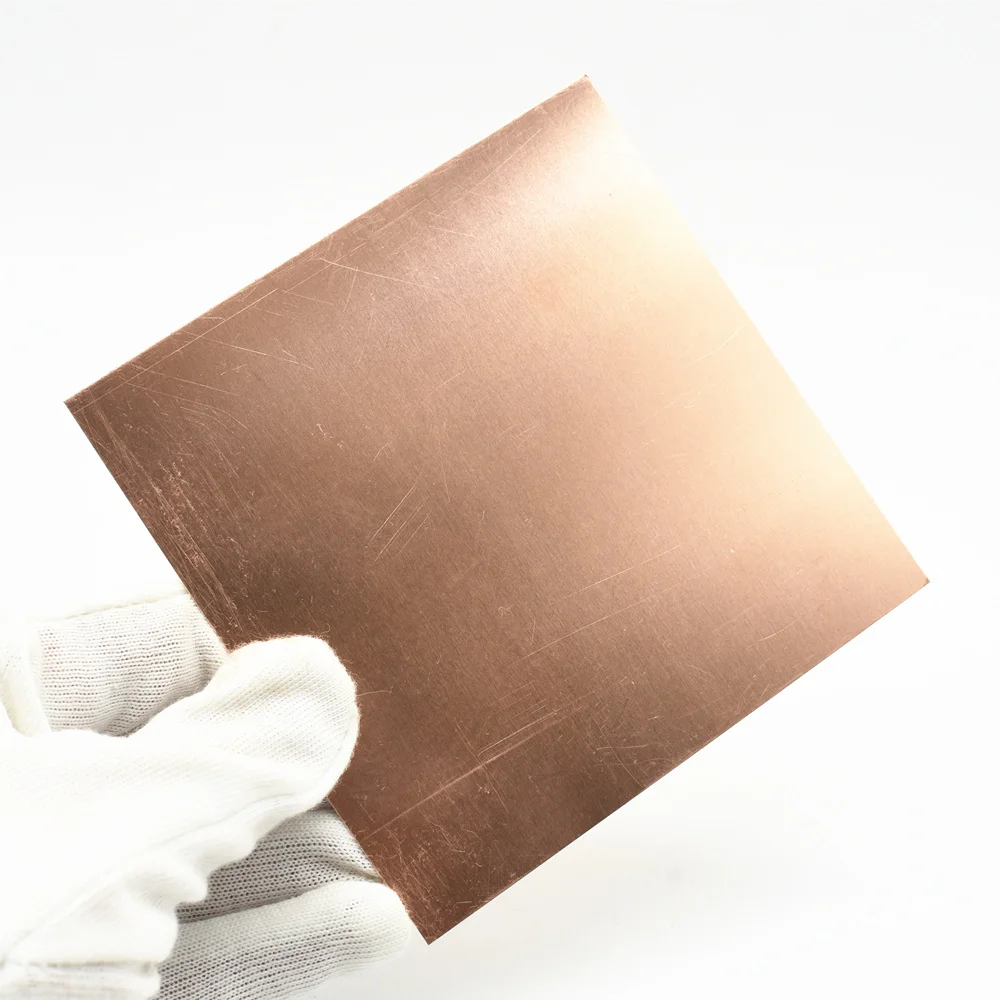 Copper Red Copper Sheet Copper Bring Bar Copper Foil Thin Copper Sheet Pure Copper Paper Electric Conduction Heat 10 Pcs