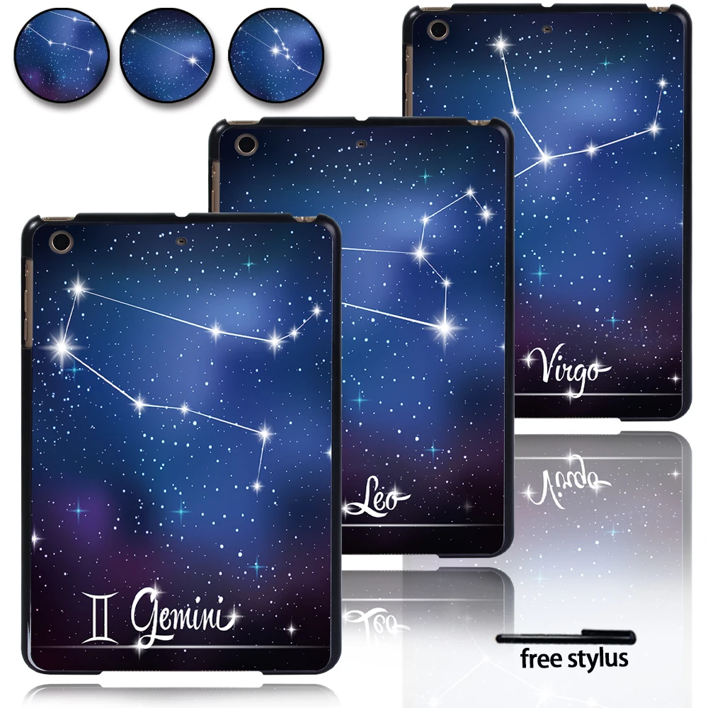 

Shockproof Frame Anti-fall Hard Shell Tablet Case for Apple IPad Mini 1/2/3 7.9 Inch with Starry Pictures of 12 Constellations