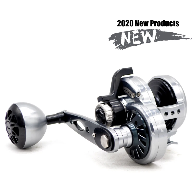 

CNC Full Metal Slow Jigging reel boat reel 32kg drag power left/right handed saltwater trolling fishing wheel high speed 6.3:1