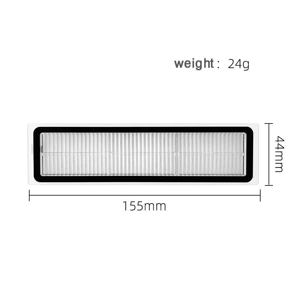 แผ่นคลุมแปรงด้านข้างแบบลูกกลิ้งแผ่นซับแบบ HEPA สำหรับไม้ถูพื้น Z10แบบโปรสำหรับ D9 Dreame L10ชิ้นส่วนเครื่องดูดฝุ่นหุ่นยนต์