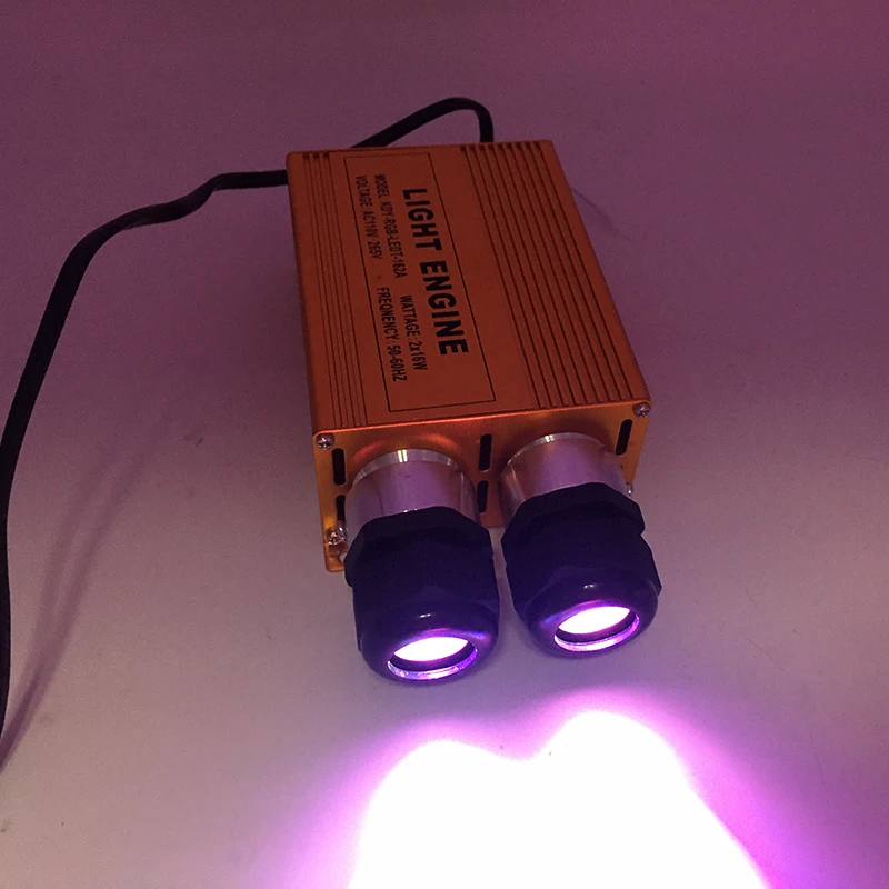DC12V 32W Fiber Engine 2*16W fiber optic light engine with Remote