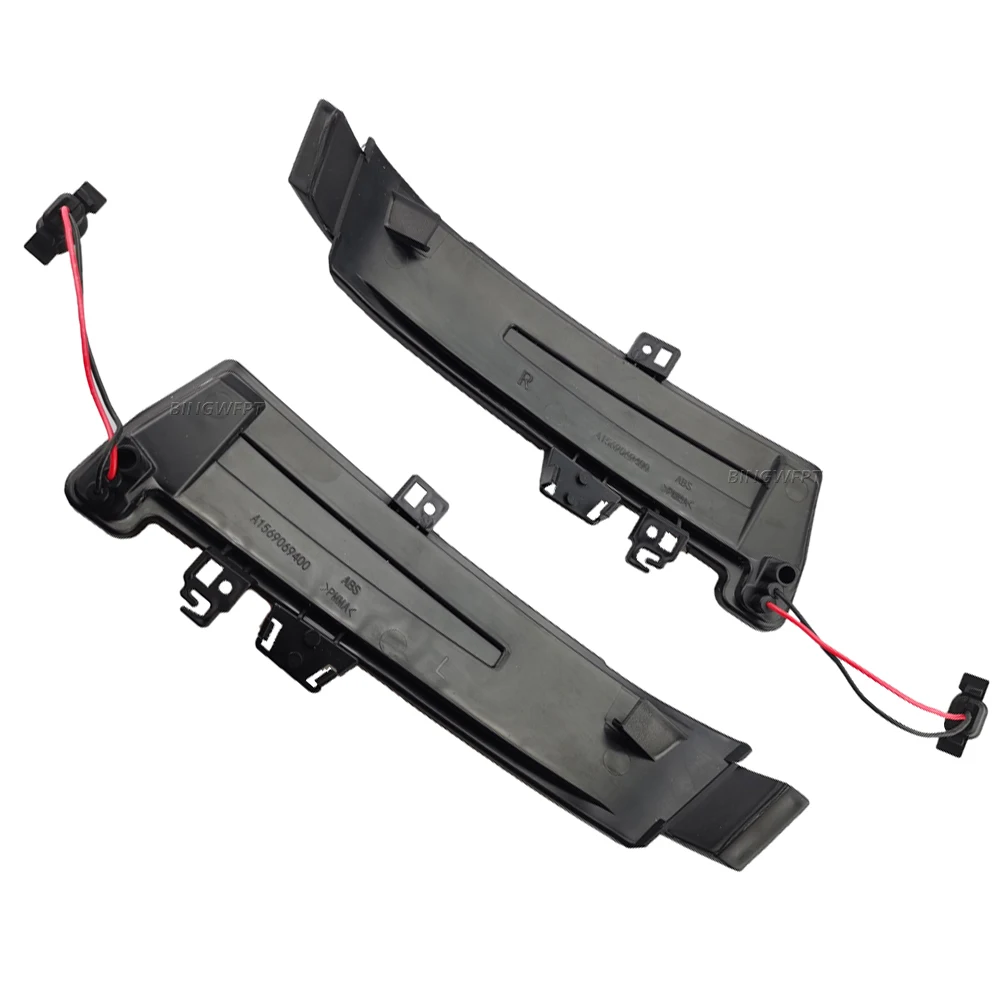 1pair Dynamic Rearview Mirror Blinker Turn Signal LED Light For Mercedes Benz W176 W246 W212 W204 CLA C117 GLA GLK W221 CLS W218