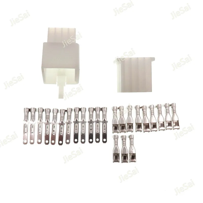 12 Pin Female Male Wiring Harness Automotive Connector With Terminals For Auto Motorcycle