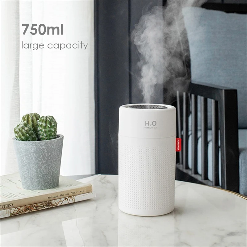 2000mAh Portable Humidifier Aroma Diffuser 750ML Large Capacity Mini Mist Maker Ultrasonic Mute Beauty Sprayer For Home Office