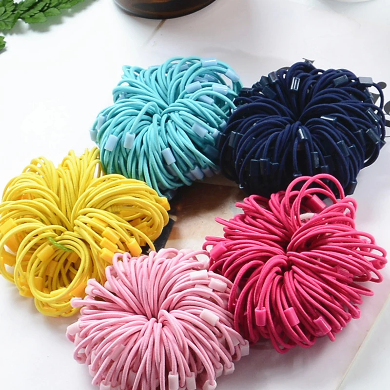 20pcs/lot Girls Hair Decorations Elastic Kids Hairbands For Girls Hair Bands Headband Women Hair Styling Accessories Wholesale