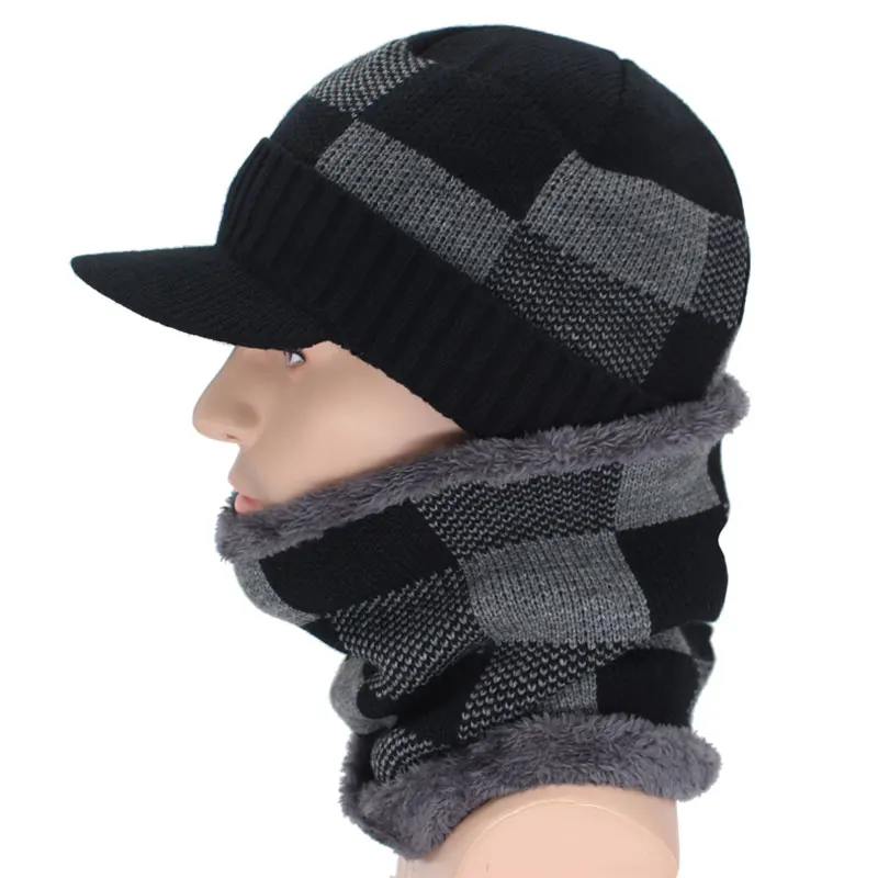 Skullies czapki męskie czapki zimowe dla mężczyzn szalik czapka z dzianiny kapelusz kobiety czapka zimowa kapelusz mężczyzna Homme Gorro Bonnet