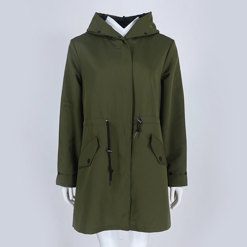 OFTBUY-Parka larga 2022 impermeable que combina con forro de piel y Cuello de piel