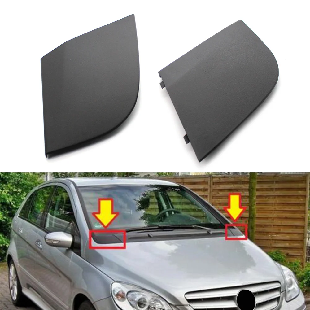 2PCS For Mercedes Benz B-CLASS W245 Front Water Drain Cover Car Sticker Accessories A1698300275 A1698300375