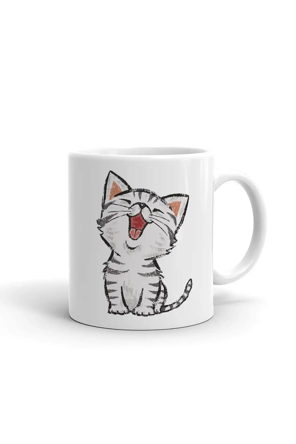 

Cute Little Cat Ceramic Mug Cup Porcelain Coffee Mugs Tea Cups Hot Drinks Souvenirs