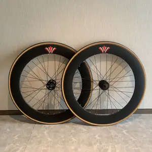 シングルスピード自転車ホイールセット,高さ70mm,32穴,固定ギア,サイクリング部品,アルミニウム合金素材,フリップトップ - AliExpress  18