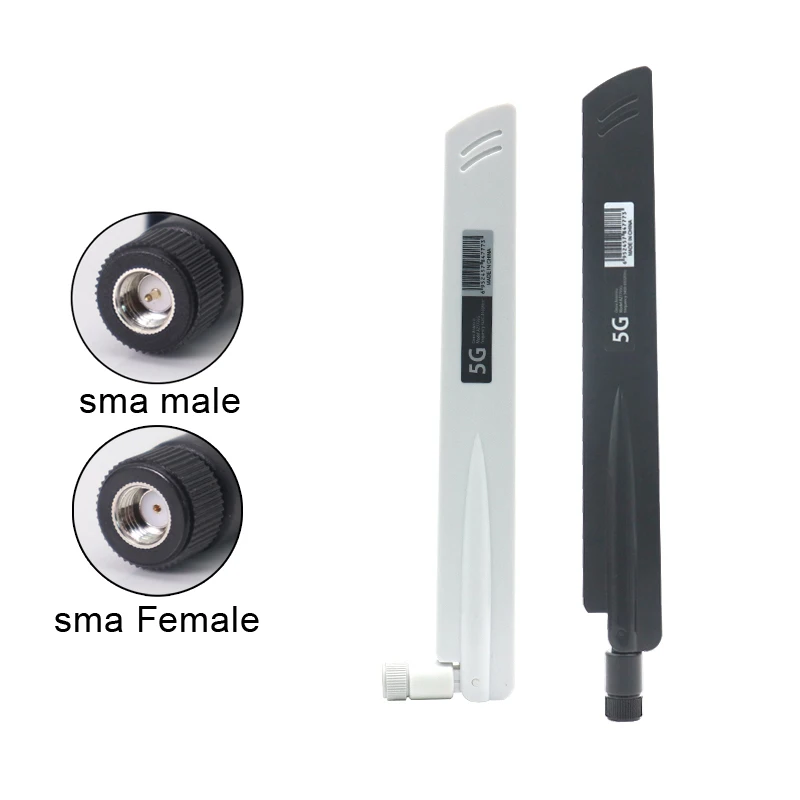 5G 4G 3G 2G WIFI Omnidirectional Antenna Wide Range 600~6000Mhz Flexible Folding 8dBi LTE Signal Booster