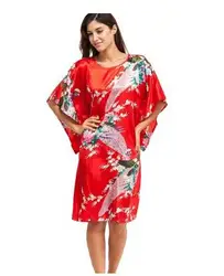 Uefezo New Women Nightgowns Satin Lace Sleepwear Nightwear Pyjama Women Home Clothing Sleepwear Female Sexy Lingerie Gown Robe