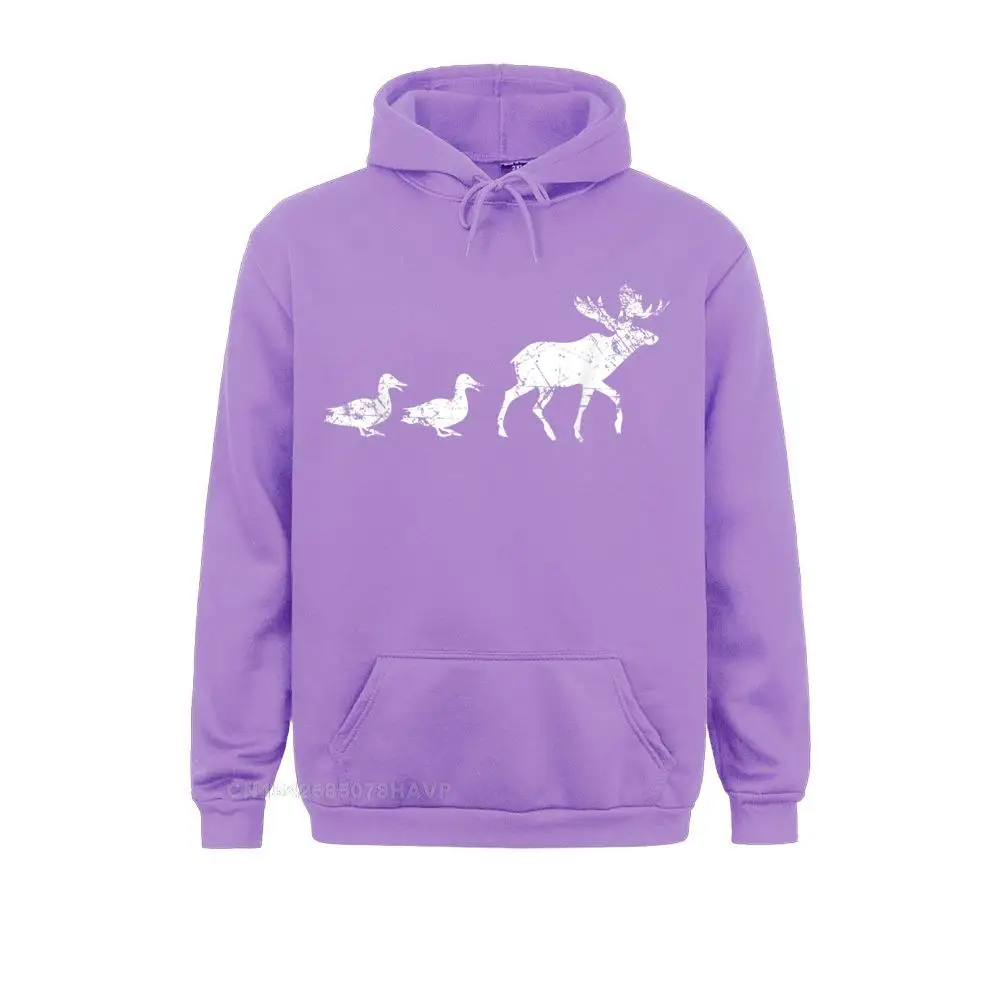 Funny Animal Pun Anime Hoodie Duck Hunting Outdoors Moose Hoodies Anime Sweater For Men Sweatshirts Custom Kawaii Fashion