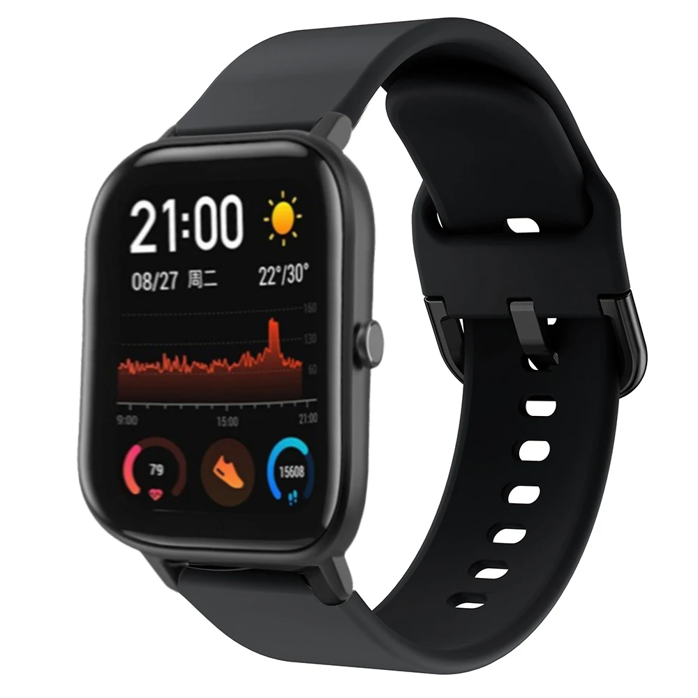 Cinturino in Silicone da 20mm/22mm per Xiaomi Haylou RS4 Plus/HayLou Solar Lite Smart Watch Band per Garmin Venu 2 Plus/Venu SQ