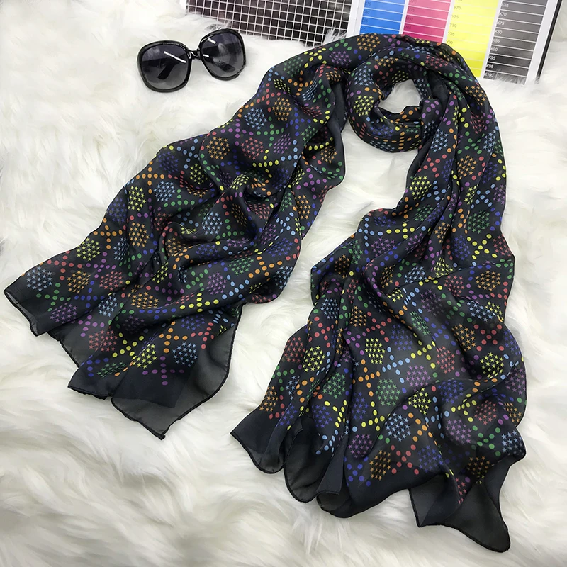 2021 spring Brand Autumn winter women beach quality shawl silk scarf lady fashion scarves bandana pashmina wrap hijab muffler