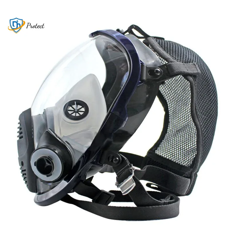 Chemical mask 6800 15/17 in 1 gas mask dust respirator paint insecticide spray silicone full face filter for laboratory welding