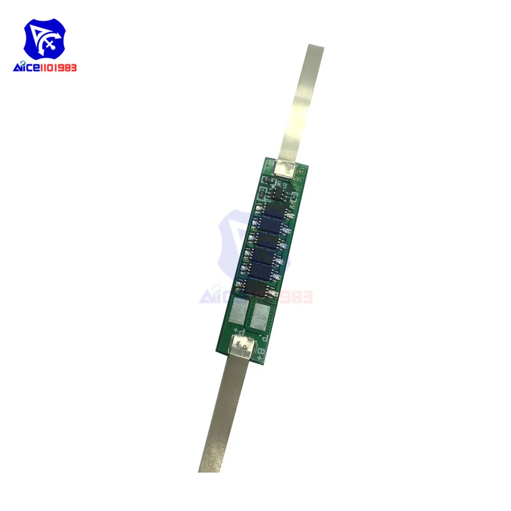 diymore 3A BMS 18650 Lithium Battery Protection PCB Board 1S 9A 3.7V 1 -6 MOS Overcurrent Overdischarge Overcharge Protection