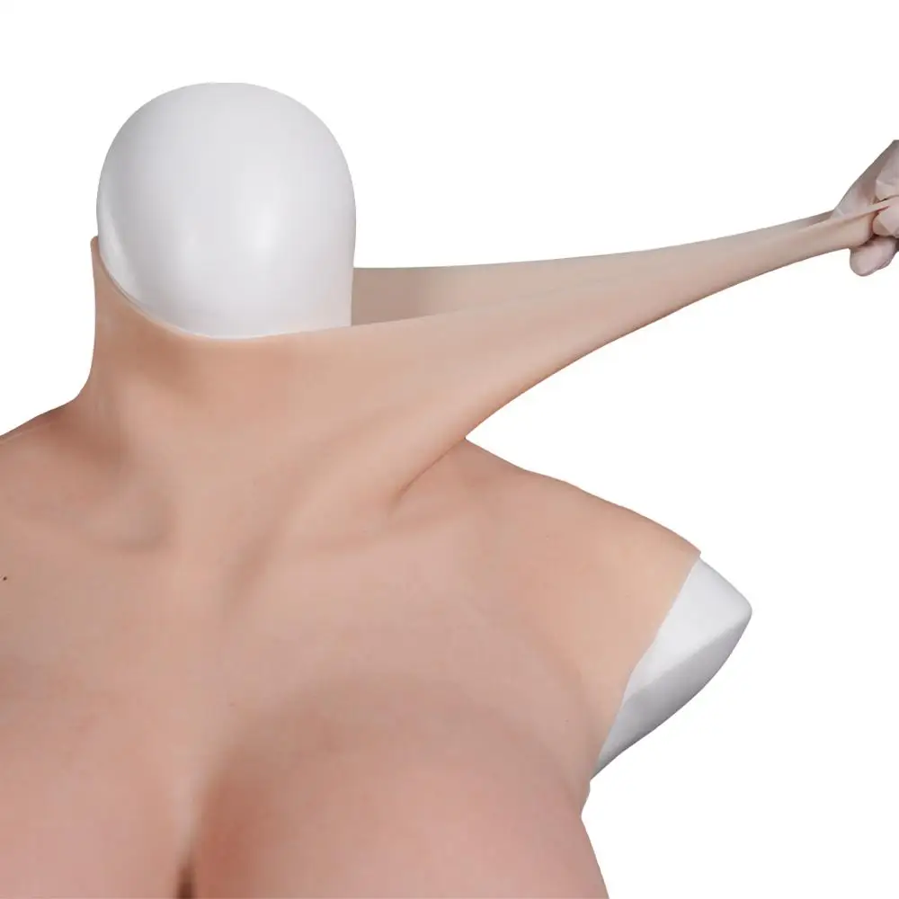 8th Generation New Oil-Free Silicone Fake Boobs With Bloodshot Realistic Breast Forms Tits Crossdresser Drag Queen U-Charmmore