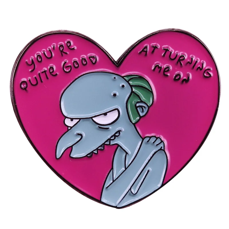 Mr. Burns enamel pin evil, devious, greedy and wealthy boss brooch