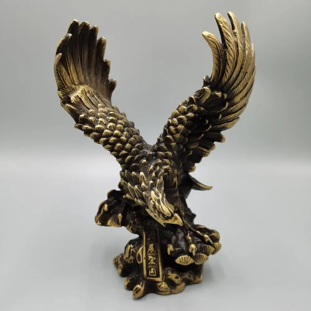 

Exquisite Brass Eagle Home Decoration