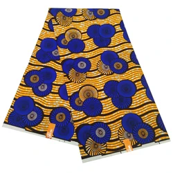 Pagne africain à motifs imprimés, véritable Wax, nouvelle collection 2021