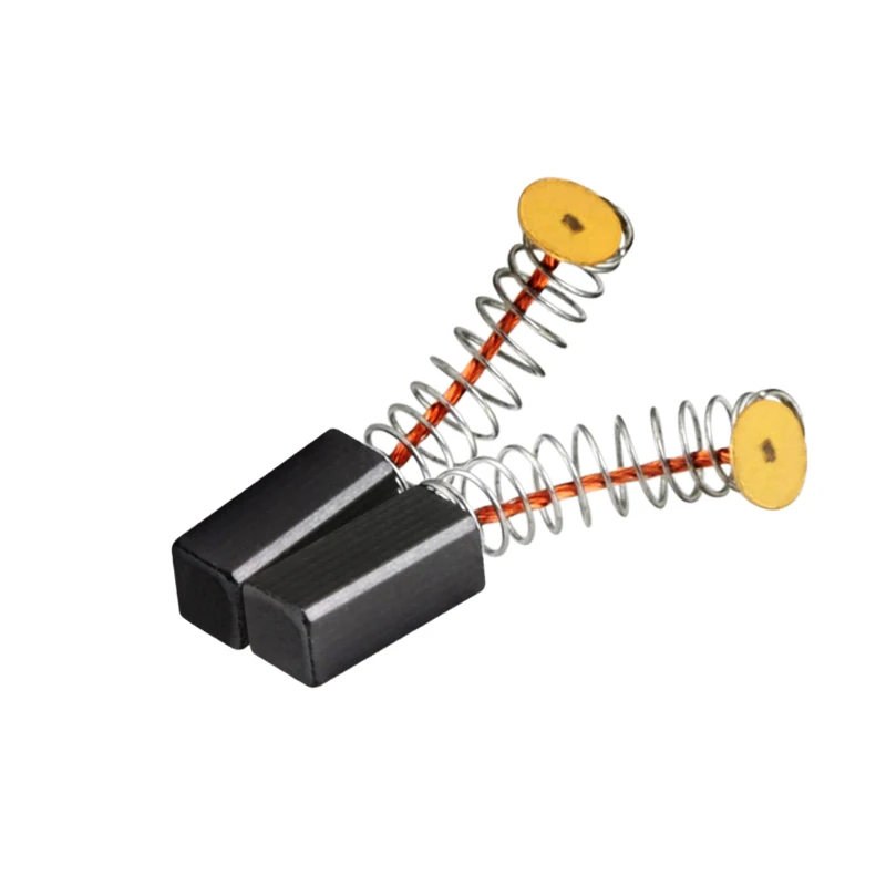 2 PCS Hanging Mill Grinder Carbon Brush 5*5*10mm Electric Motors Graphite Brush For Power Tools Spare Parts Replacement