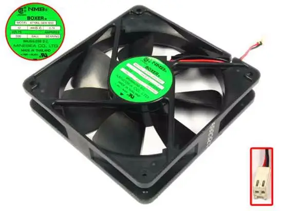 

NMB-MAT 4710NL-04W-B50 D00 Server Cooling Fan DC 12V 0.74A 120x120x25mm 2-Wire