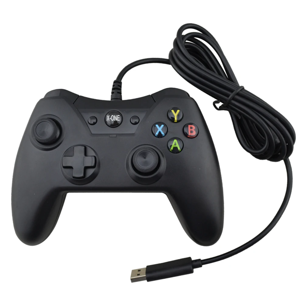 10PCS   Black color wired game controller joystick gamepad for xbox one for X-1 game console