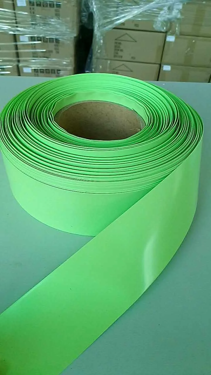 XNEMON 1m PVC Heat Shrink Tubing Electronic Insulation Materials Light Green 40/55/63/86/95/125mm Wide For Lipo Battery Films