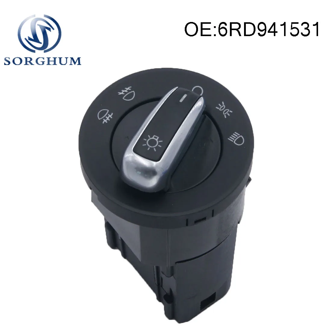 Chrome Headlight Fog Lamp Switch 6RD941531 For Audi A4 8E B6 TT 8N