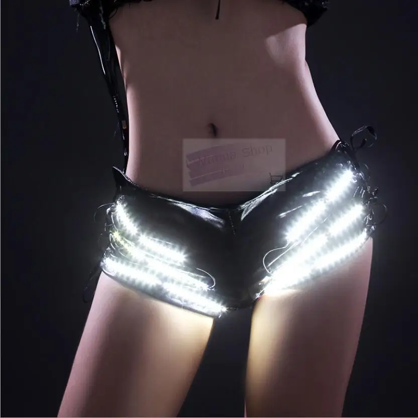 LED Clothing Bra Pants Glasses Dance Accessories Carnaval Stage Performance Led Costume