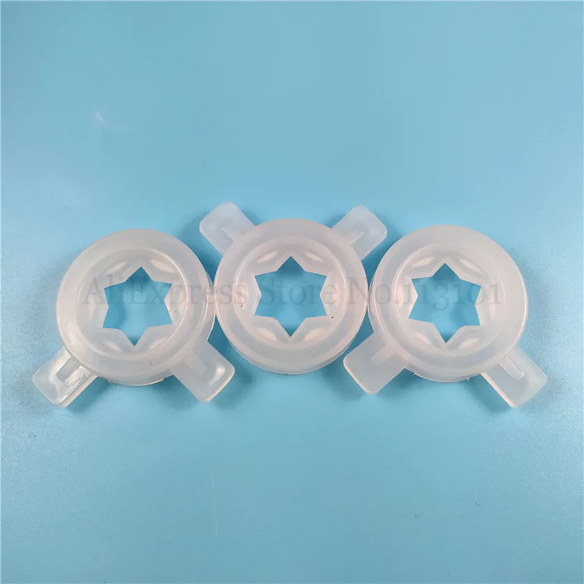 3 In 1 Modeling Lids 37mm Inner Diameter Caps Spare Part Hexagram Star Nozzle Fittings Of Soft Serve Ice Cream Machines