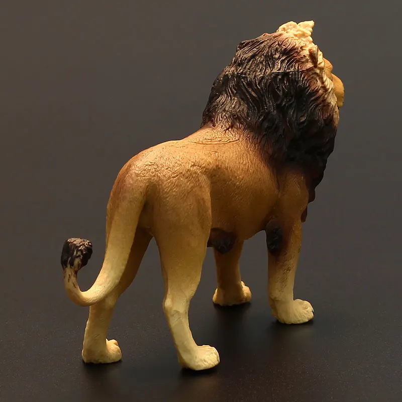 Simulation Animal Model Lions Action Figures Children Home Decor Decoration Accessories Figurine Gift for Kids Colletion Toy