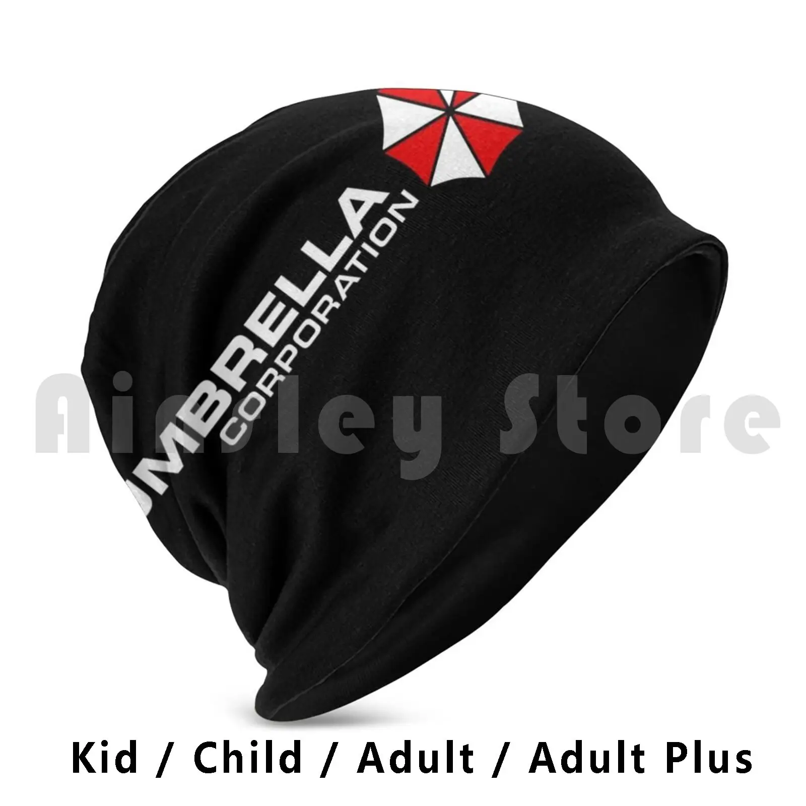 Umbrella Corporation Beanie Hedging Cap DIY Print Cushion Umbrella Corporation Video Game Video Games Beanie Washable