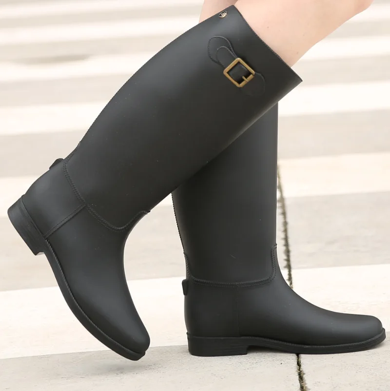 Women Pvc Rain Boots Ankle Waterproof Shoes Water Shoes Female Botas Rubber Rainboots winter boots