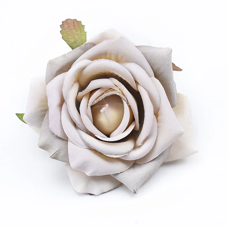 6 Stück Seidenrosenköpfe für Scrapbooking, Hochzeit, Heimdekoration, DIY-Geschenkboxen, Weihnachtsgirlanden, Haushaltsprodukte, Kunstblumen – Detail 7