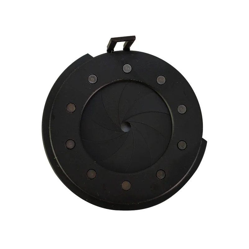 Amplifying Iris Diaphragm with Bracket Metal Manual Zoom Aperture Condenser for Camera Lens Microscope Surveillance Camera