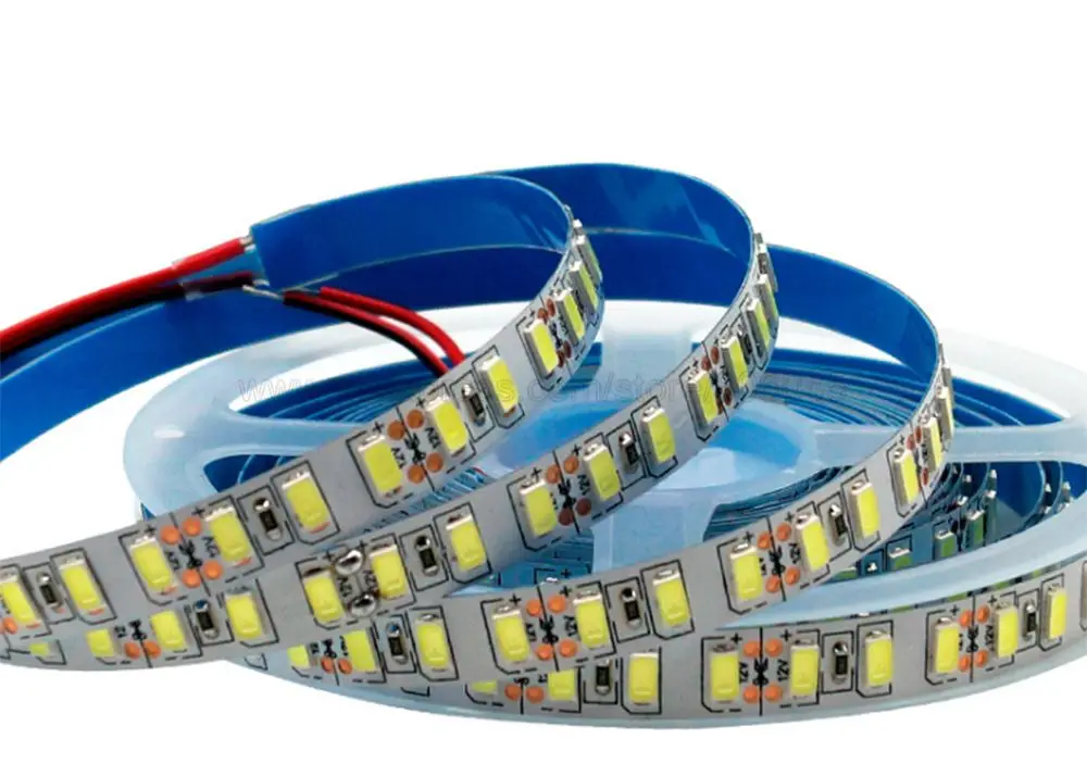 12V 5m 5630 5730 LED Strip Light IP20 IP65 Waterproof Warm Cold White Red Green Blue 4000K Flexible Tape 60LED/m or 120LED/m