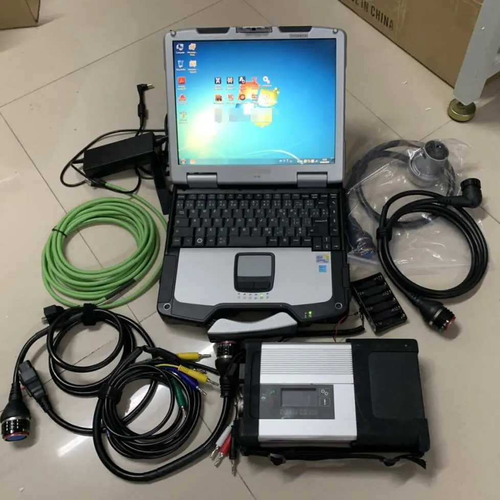 

Star Diagnosis Mb Sd Connect c5 SSD 480GB Software Windows10 Toughbook CF30 Laptop Touch Screen Ready to Work