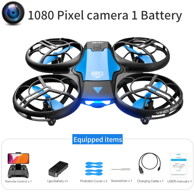 V8 新しいミニドローン 4 k 職業 HD 1080P 広角カメラ WiFi FPV RC