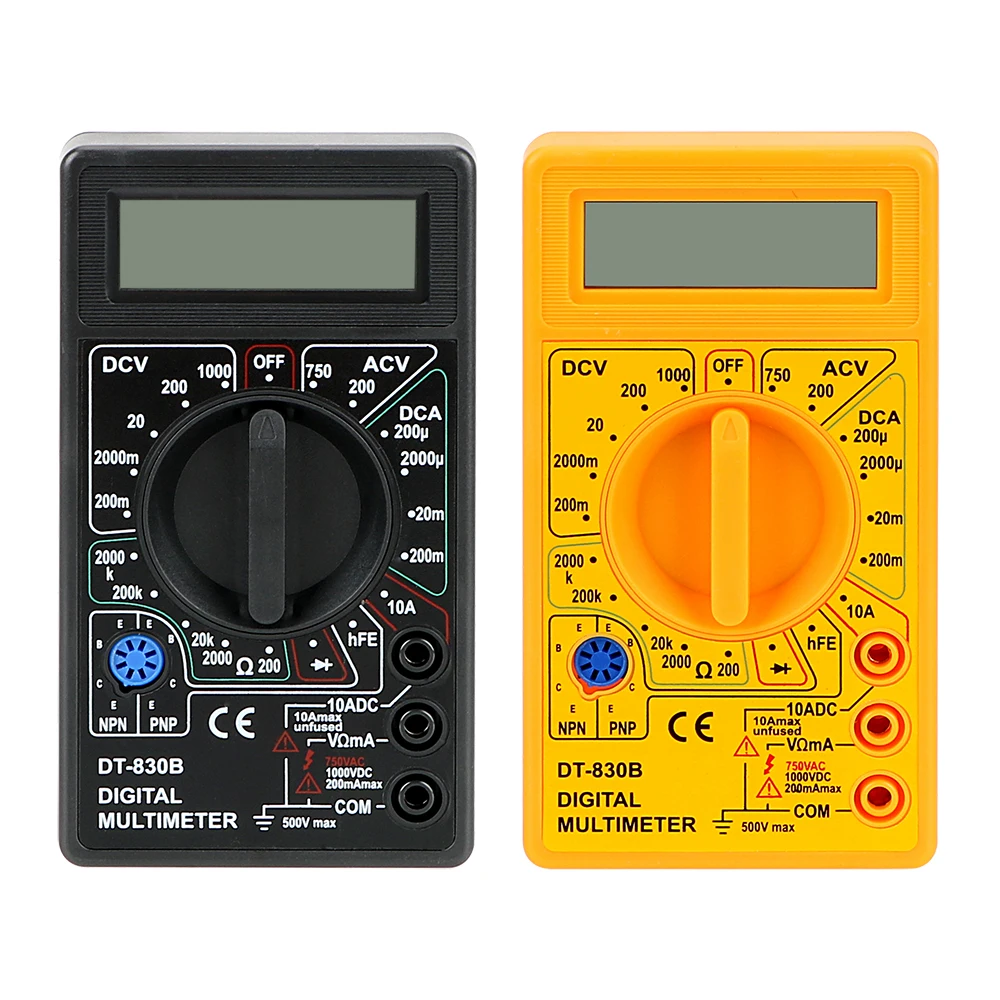 LCD Auto Range Digital Voltmeter Ohmmeter Volt Tester Multimeter Electrical Instrument