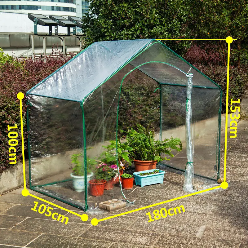 Spire Greenhouse Cover Balcony Vegetable Succulent Plant Flower Greenhouse Seedling Heat Preservation Moisture Proof Awning