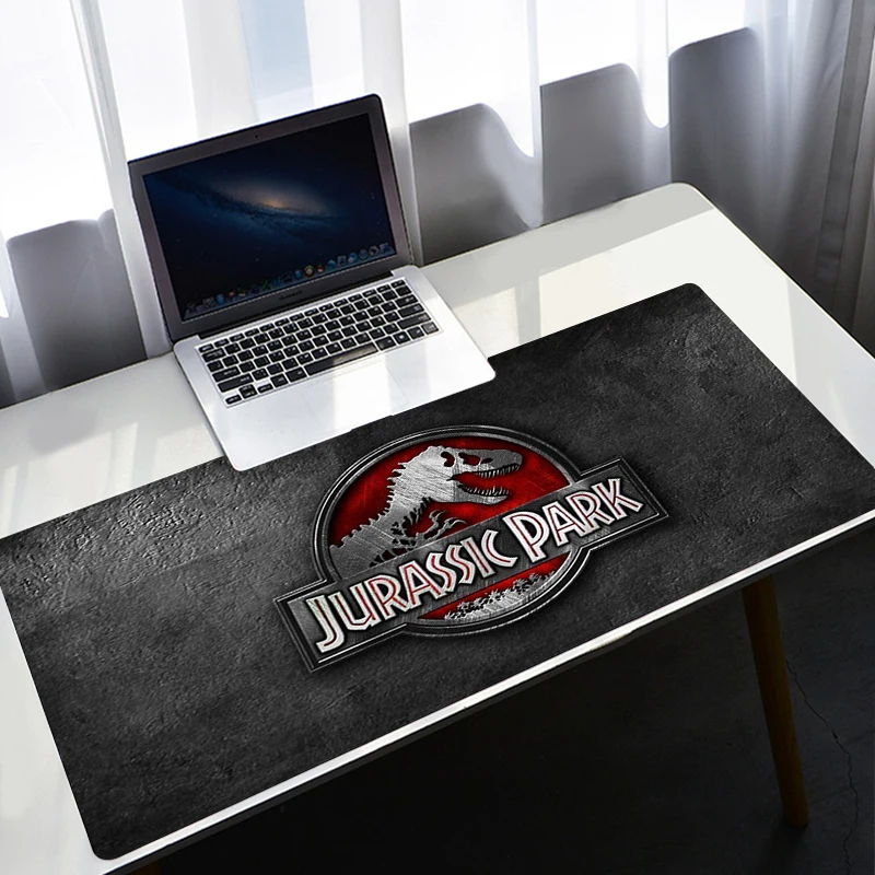 900X400 Xxl Gamers Computer Keyboard Mouse Pad Speed Pc Gamer Girl Mosue Mats Jurassic Park Large Gaming Accessories Table Pads