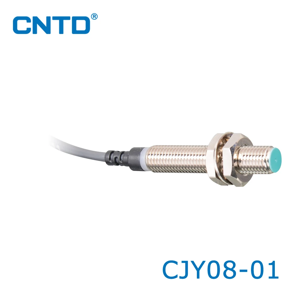 CNTD M8 Proximity Switch Metal Inductive Approach Sensor Detect Distance 1mm 2mm NPN PNP DC10-30V 3-Wires NO NC High Quality